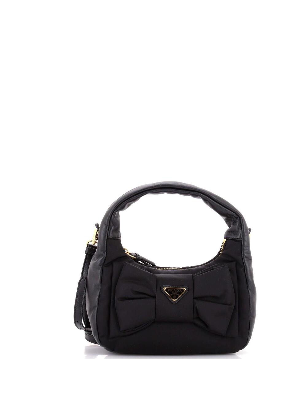 Prada Padded Bow Hobo Re-Nylon Mini #349004P19B
